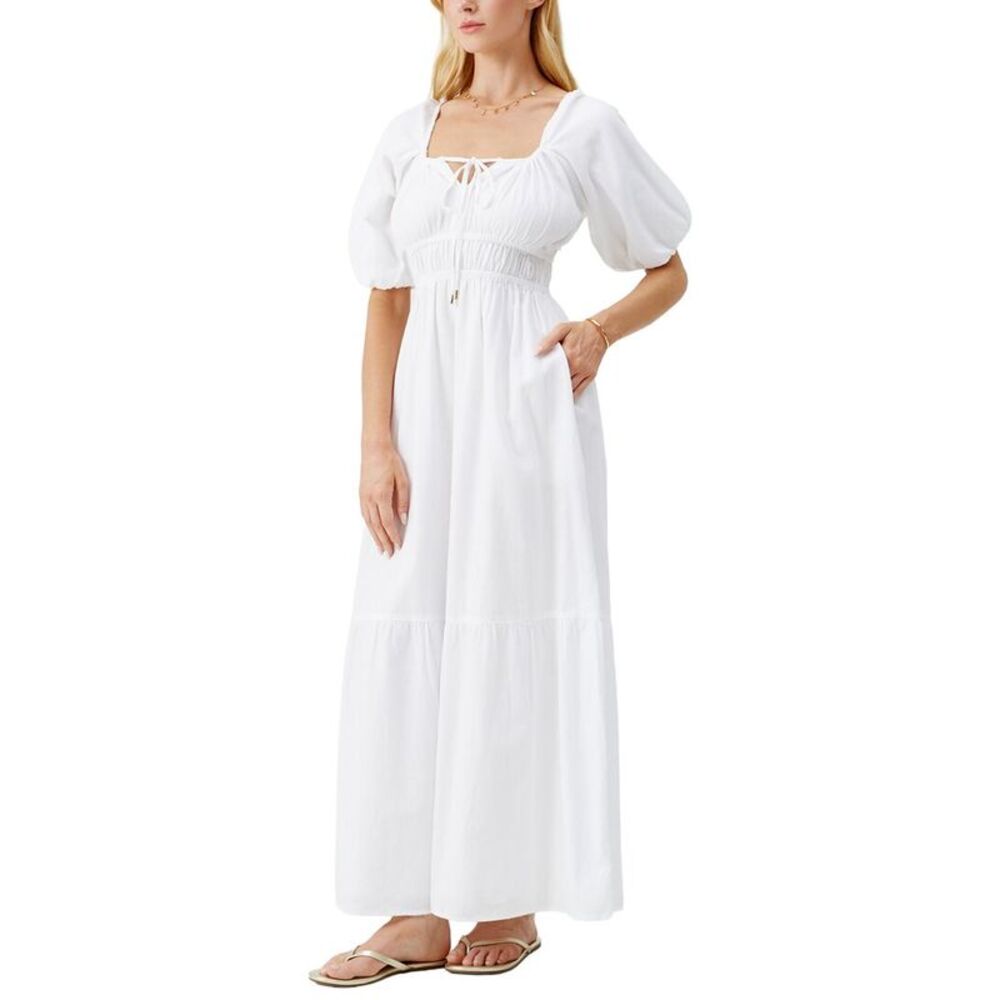 Melissa Odabash Womens  Eden  Maxi Dress, White